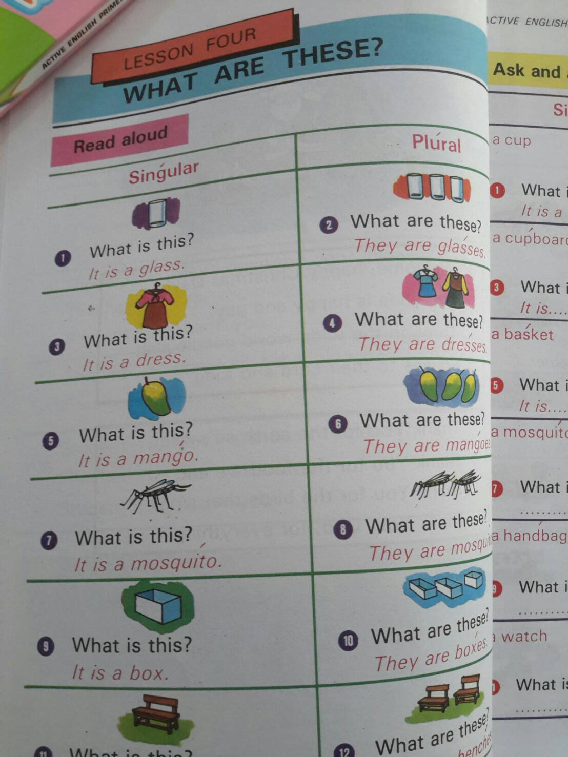 Active English Primer 4 และแบบฝึกหัด