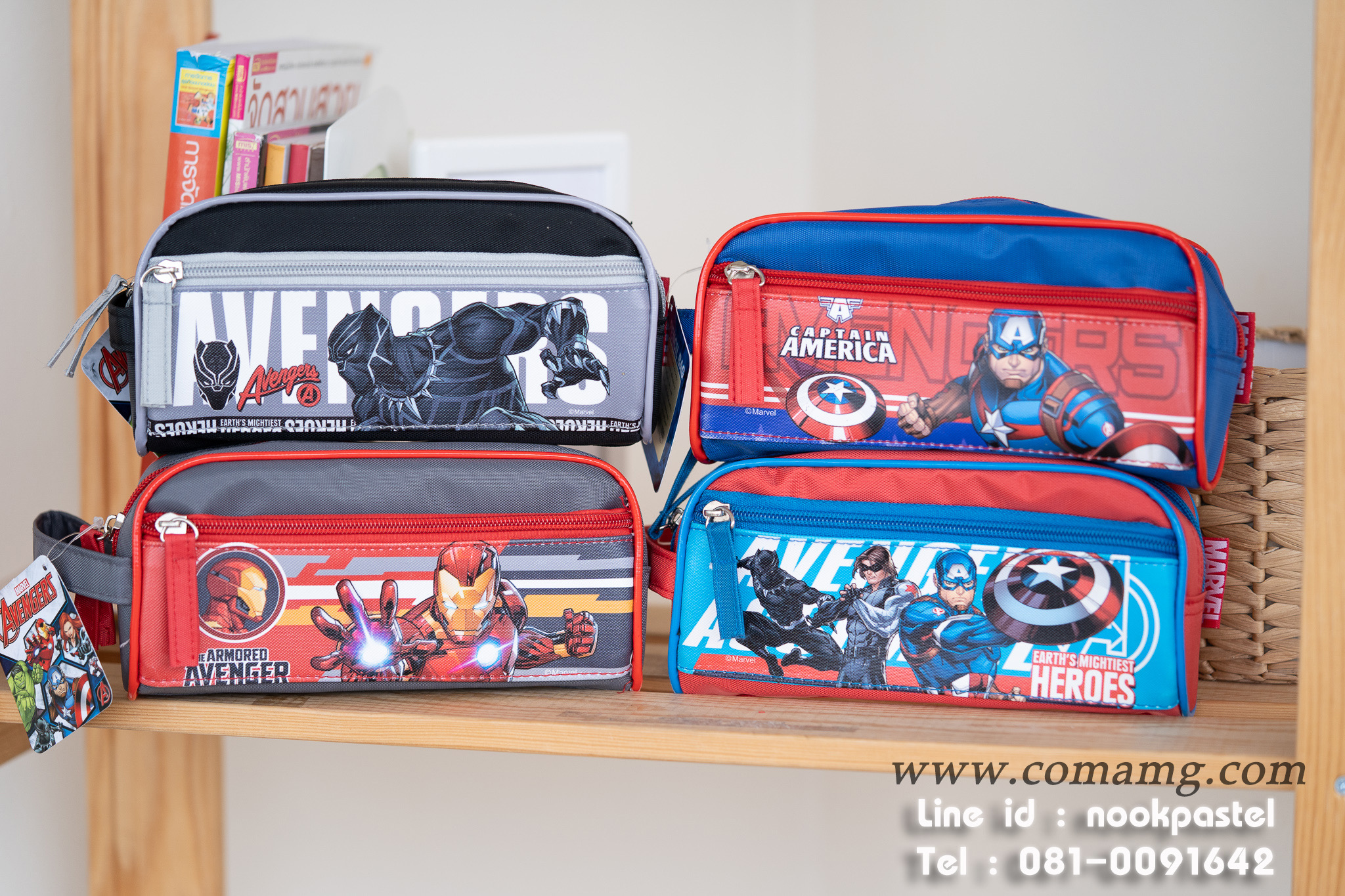 กระเป๋าดินสอลายอเวนเจอร์ส (Avengers) ลิขสิทธิ์แท้