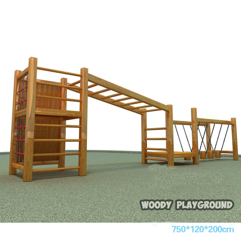 เครื่องเล่นสนามฝึกการทรงตัวและปีนป่าย