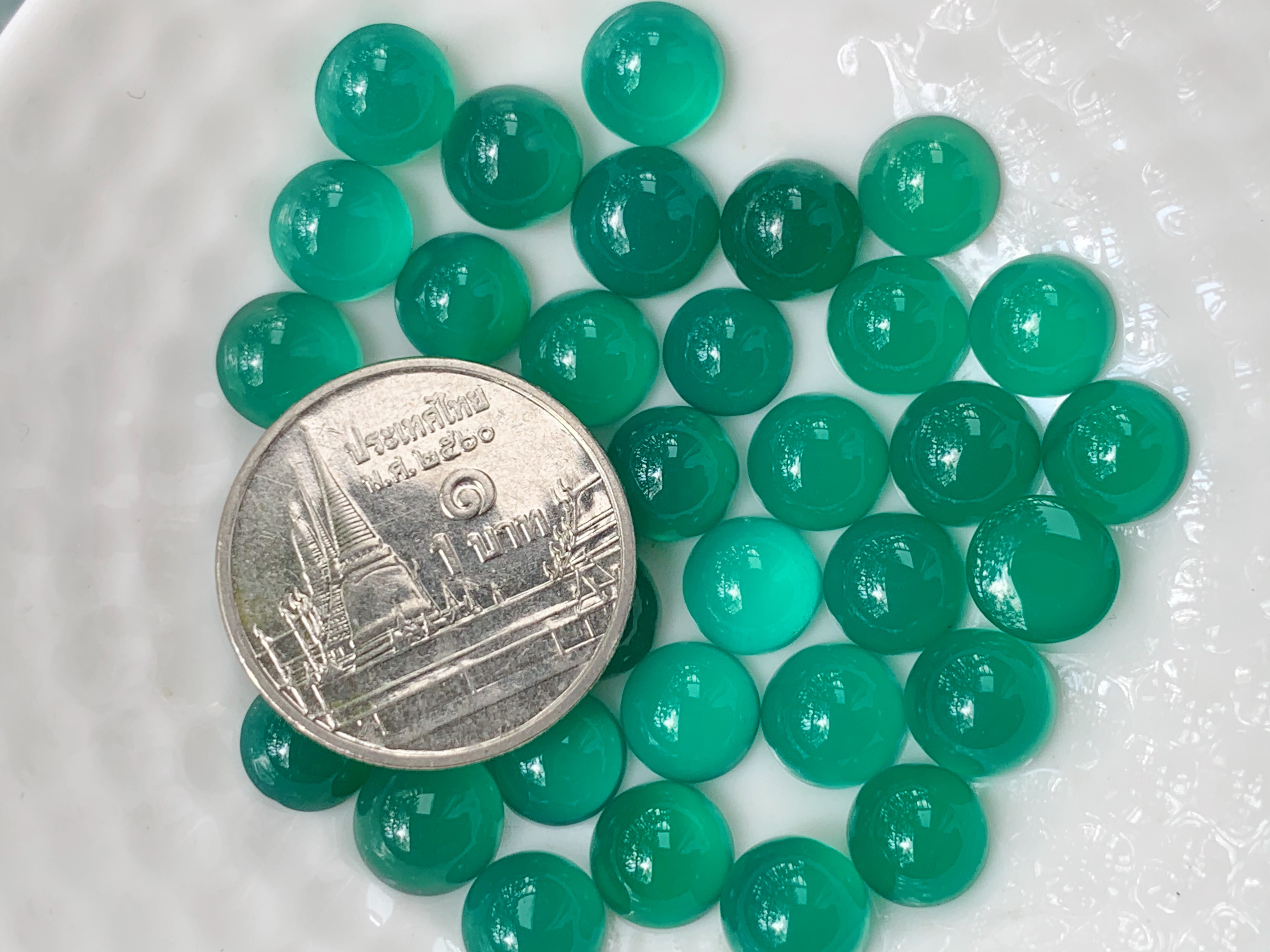 โมรากลมหลังเบี้ย 7 มม. 20 กะรัต