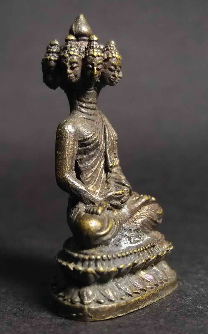 รหัสสินค้า พระไม่ทราบที่ 028 รูปหล่อพระเศรษฐีนวโกฏิ ไม่ทราบที่ หล่อตัน พระรายการนี้ให้เช่าบูชาแล้ว