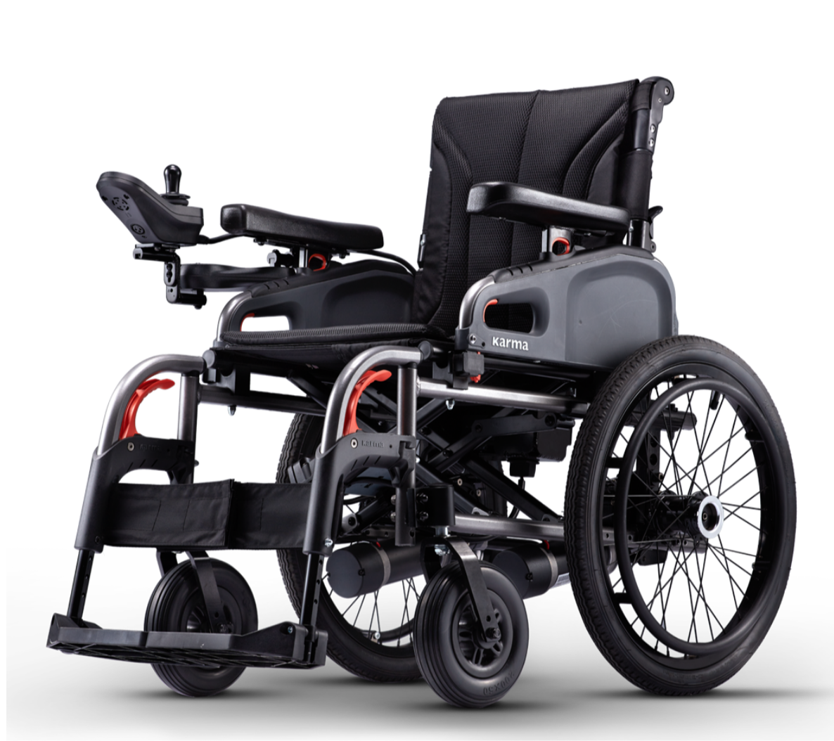 รถเข็นไฟฟ้าคาร์ม่า Eflexx ( WheelChair KARMA Eflexx ) พับเก็บได้ แบตเตอรี่ถอดออกได้ มีระบบแมนนวล รุ่นยอดนิยม
