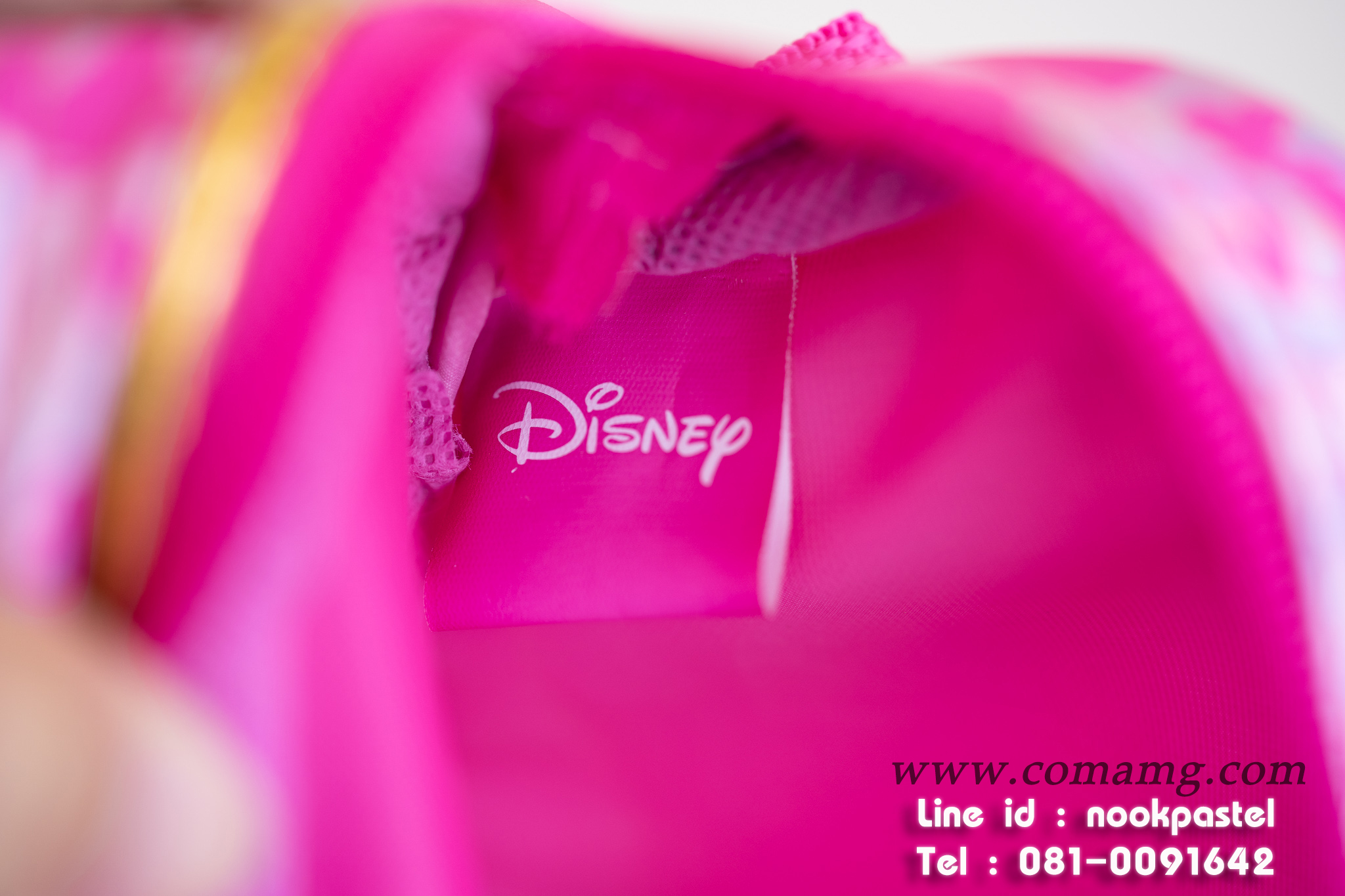 กระเป๋าใส่เครื่องเขียนเจ้าหญิงราพันเชล ซิลเดอร์เลล่า เบล แอเรียล (disney princess) สีชมพู ลิขสิทธิ์แท้