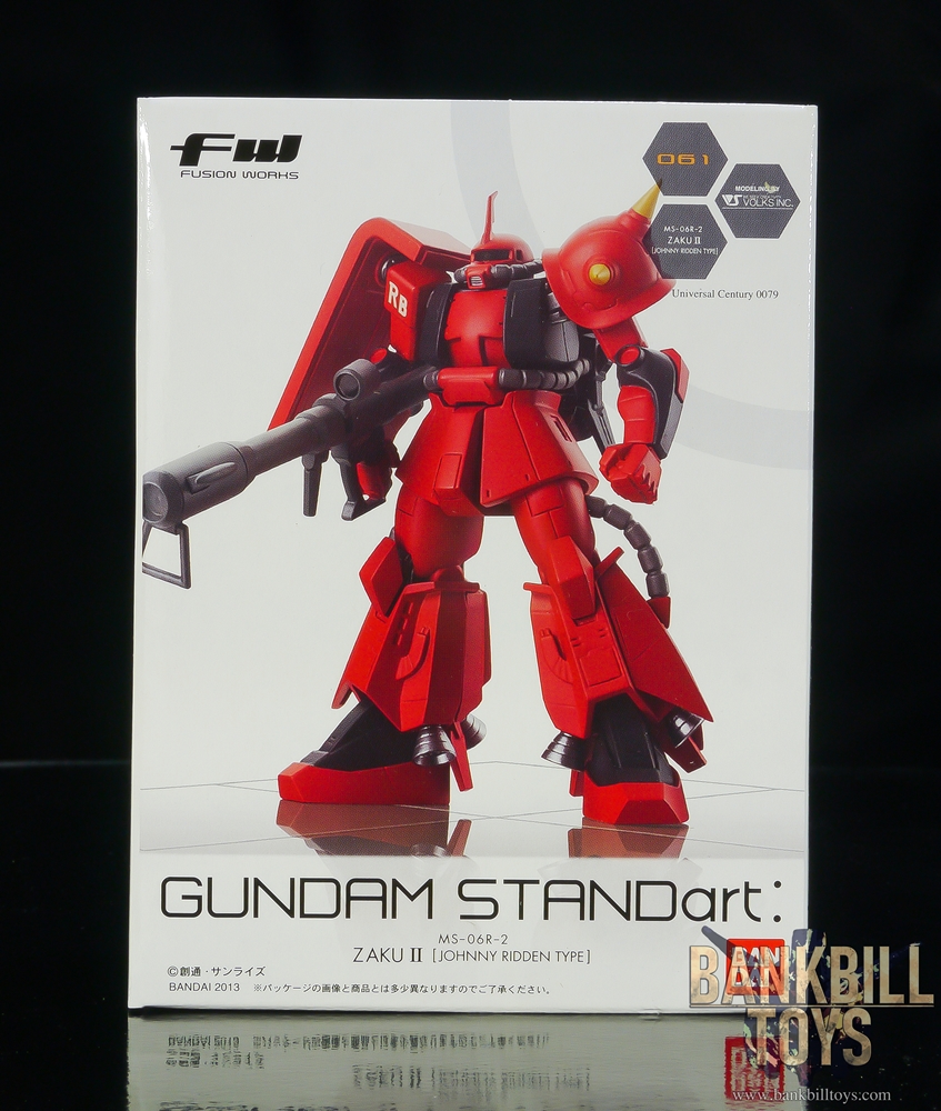 กันดั้ม Bandai Candy Toy FW Gundam STANDart: 16 No.061 MS-06R-2 Zaku II High Mobility Type [Johnny Ridden's Custom]