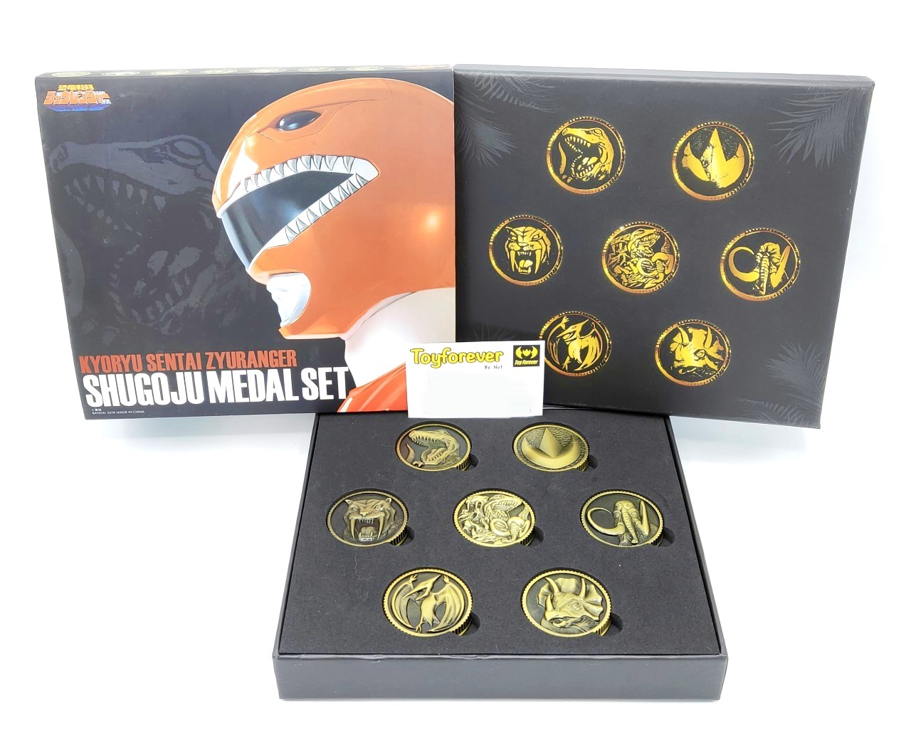 ชุดเหรียญ จูเรนเจอร์ Super Sentai Artisan Zyuranger Dino Medal Set