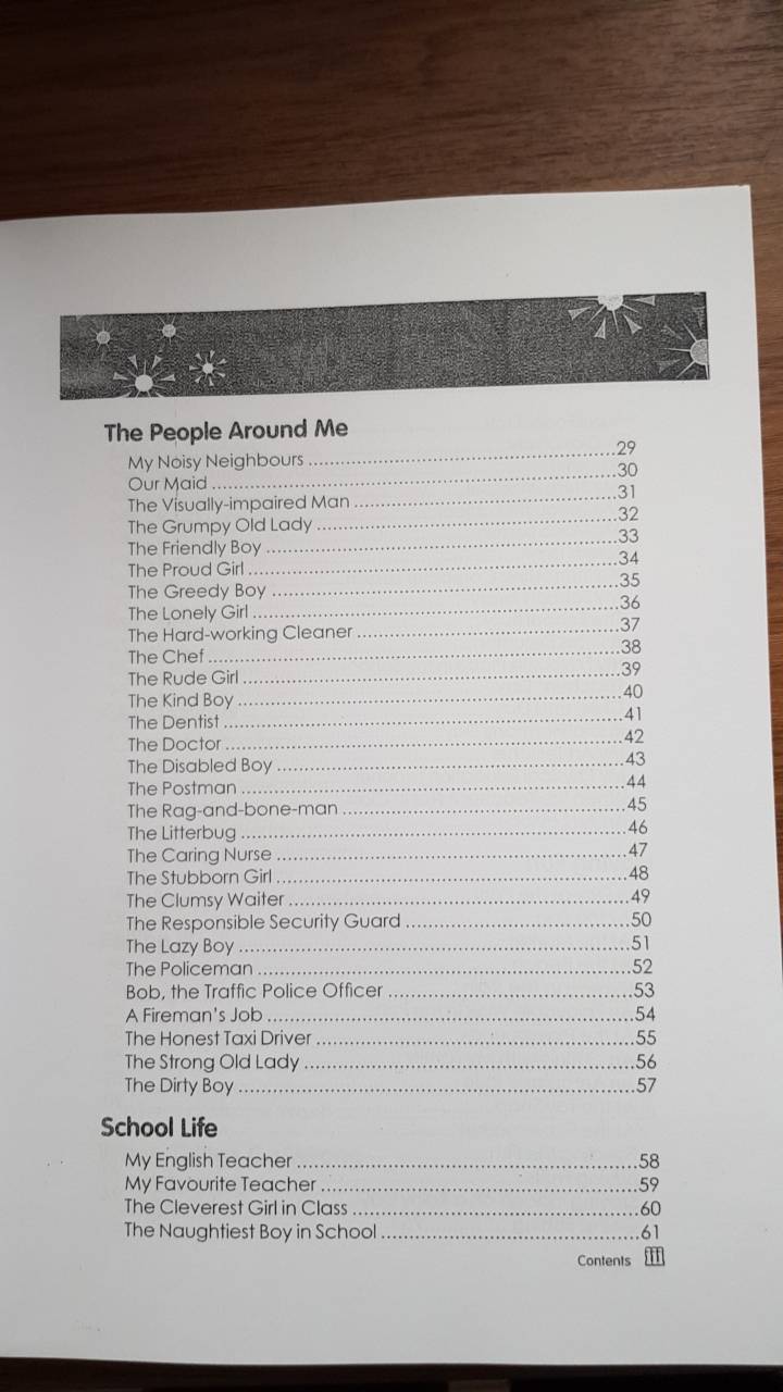หนังสือฝึกการอ่านและการเขียนภาษาอังกฤษ Superduper Model Composition For Primary Levels 1