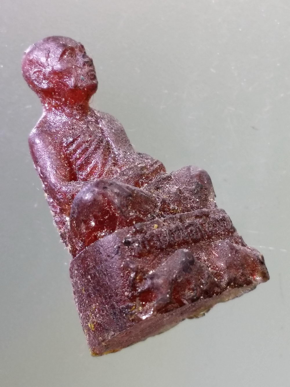 Antig Pim 309 รูปหล่อเนื้อเรซิ่นพ่อท่านเขียน วัดกระทิง เขาคิชฌกูฏ จังหวัดจันทบุรี รุ่น ปลอดภัยดี มีลาภ