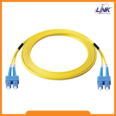 UFP966D31-03 Fiber Optic SC-SC Patch Cord OS2, Duplex Single-mode, (3.0 mm Jacket)/UPC-UPC, Lengths 3 m.