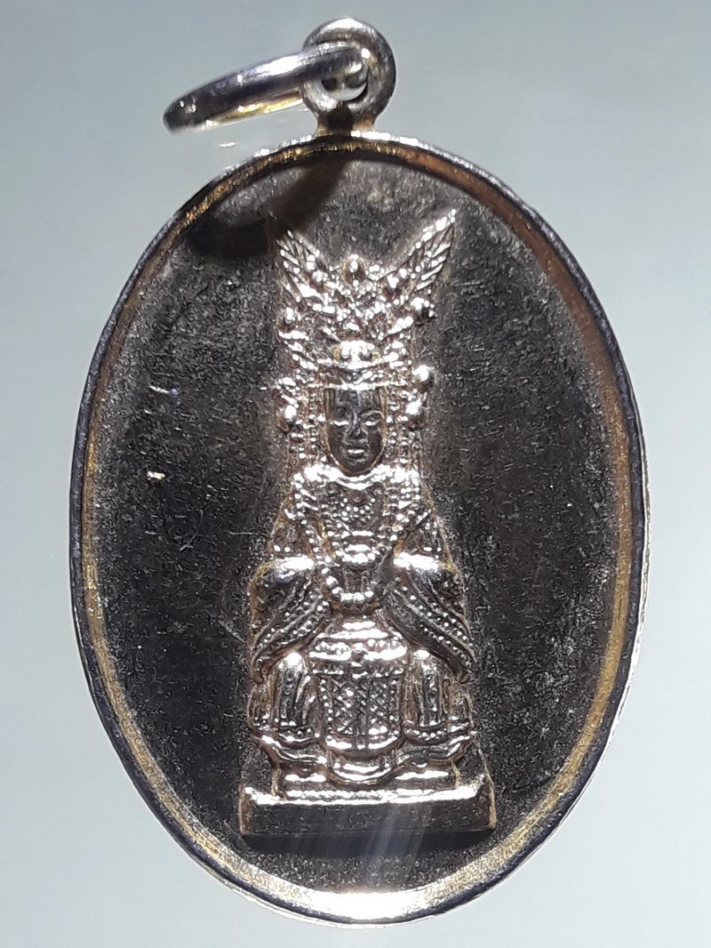 รหัสสินค้า เทพจีน - เทพฮินดู 146 เหรียญเจ้าแม่ทับทิม ปากน้ำโพ จ.นครสวรรค์ เนื้อกะไหล่ทอง