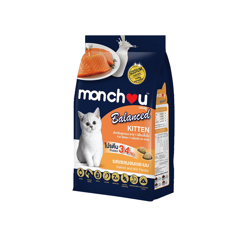 Monchou Balance ชนิดเม็ด บาลานซ์ ขนาด 2.6กก. (Kitten) / 2.7กก. (Adult)