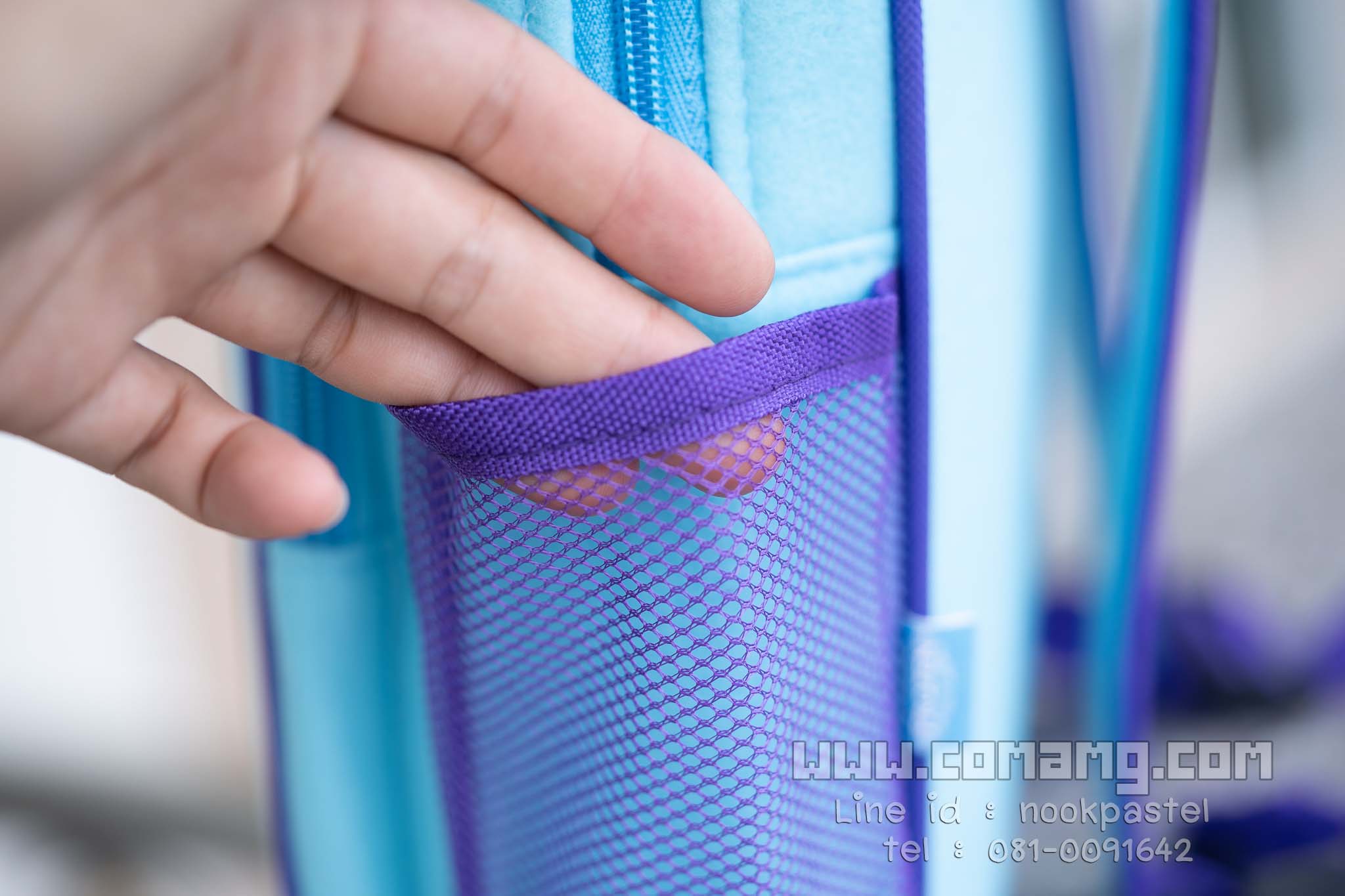 กระเป๋าเป้สะพายหลังเอลซ่า(Frozen) ผ้าสำลี ขนาด12นิ้ว