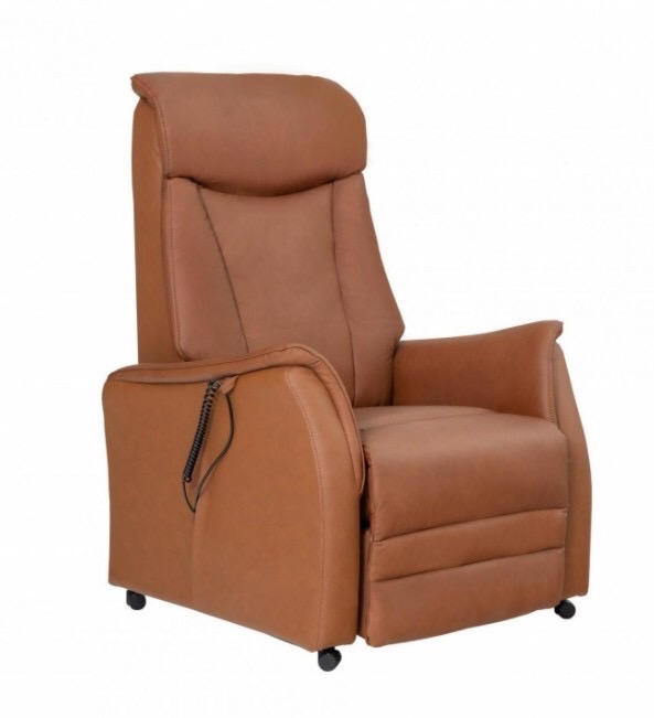 เก้าอี้พักผ่อนปรับไฟฟ้า ช่วยพยุงลุก-นั่ง Chilton Chair หุ้มหนังแท้ผิวสัมผัส นุ่มสบายต่อการใช้งาน