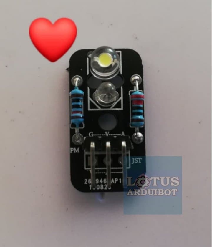Lotus T3 PinHD2.54mm (LEDสีแดง)