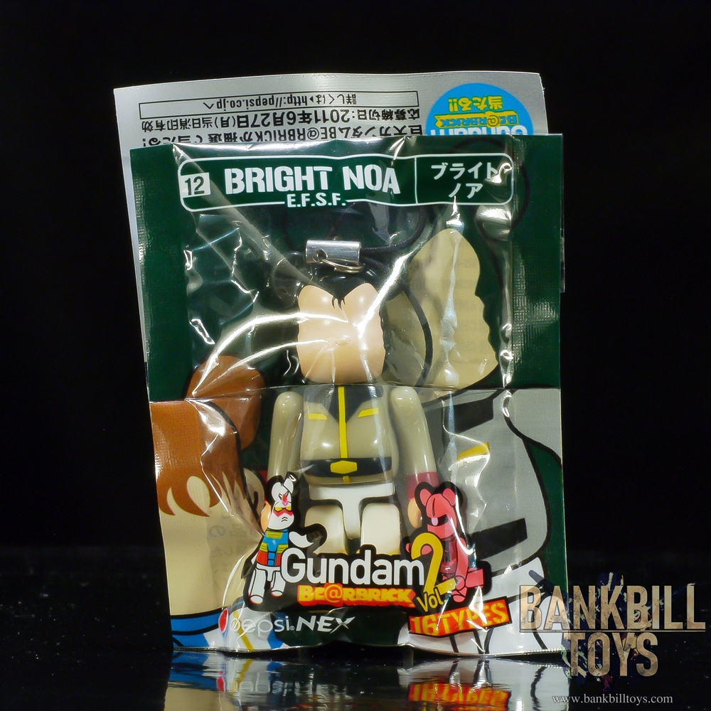 กันดั้ม Medicom Toy Pepsi NEX Mobile Suit Gundam BE@RBRICK Vol.2 70% No.12 Bright Noa