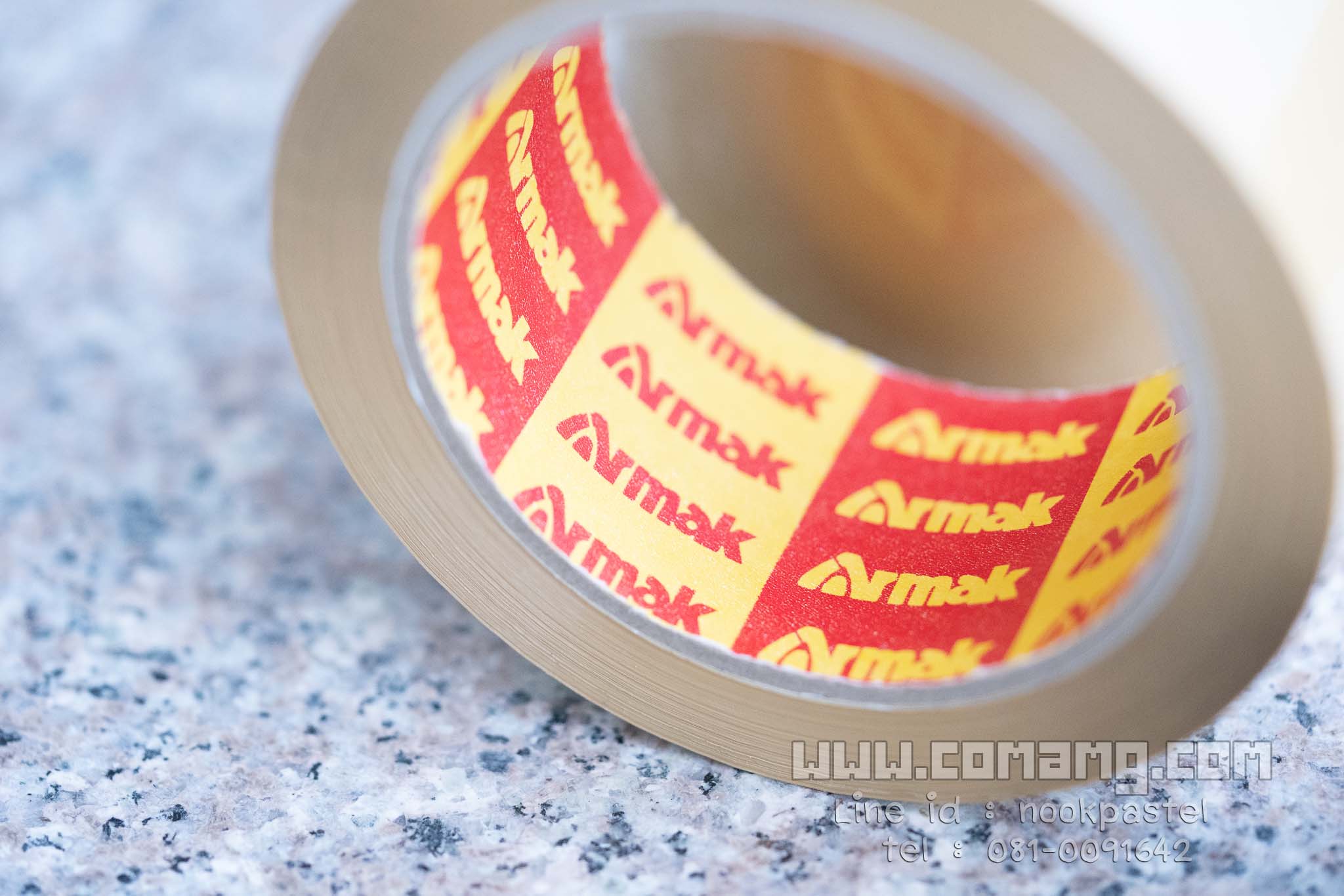 เทปสีน้ำตาล2นิ้ว เทปกาวปิดกล่อง ยาว100หลาOPP 40ไมครอน ยาว100หลา(Armak)