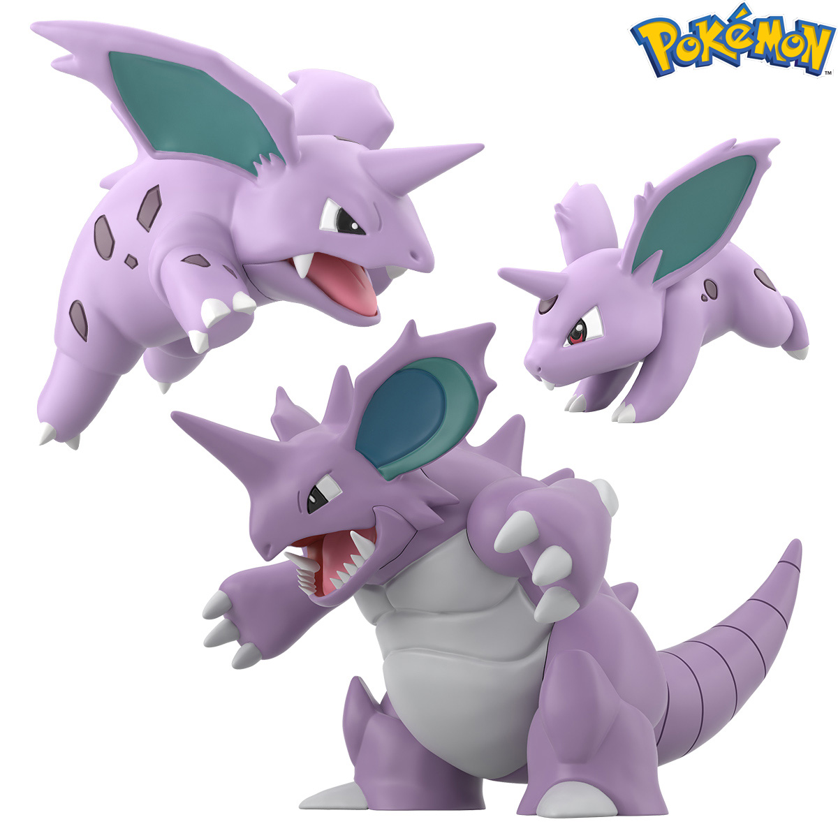 <Preorderภึง 25/10/2022>เปิดรับPreorder มัดจำ 400 บาท POKEMON SCALE WORLD KANTO REGION NIDORAN♂ & NIDORINO & NIDOKING W/O GUM