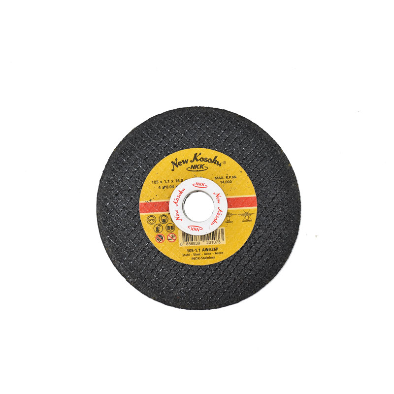NKK แผ่นตัดสแตนเลส/เหล็ก (สีดำ) AWA36P 4"x1.1x16x2F