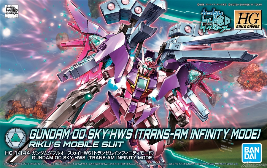 HGBD021 Gundam OO Sky HWS (Trans-Am Infinity Mode)