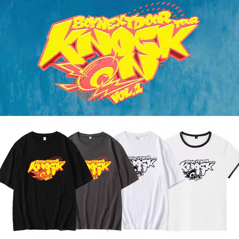 เสื้อยืด BOYNEXTDOOR : 2024 TOUR 'KNOCK ON Vol.1'