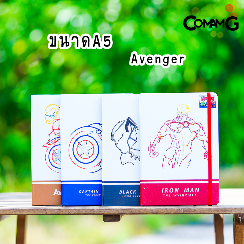 สมุดโน๊ตปกแข็ง ขนาดA5/A6 ลายการ์ตูนเจ้าหญิง/Avengers ชุดสมุดบันทึก สมุดNoteลายการ์ตูน พร้อมส่ง