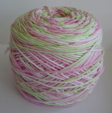 **หมด** ไหมพรม ฝ้าย เชือกเกลียว สีเหลือบ โทนอ่อน Rope007