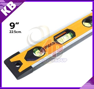 เครื่องวัดระดับน้ำ วัดระดับน้ำ ที่วัดระดับน้ำ INGCO ที่วัดระดับน้ำ 9 นิ้ว(22.5 เซนติเมตร) เครื่องวัดระดับน้ำเครื่องตรวจวัดระดับน้ำ -รับประกันสินค้า 3 เดือน