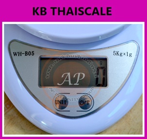 ตาชั่งดิจิตอล เครื่องชั่งดิจิตอล เครื่องชั่งอาหาร 5Kg ความละเอียด 1g Digital Mini Kitchen Scale รุ่น WH-B05