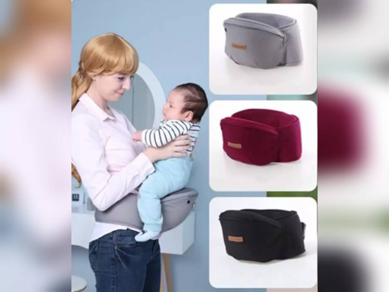 เป้อุ้มเด็ก I mama แบบ Hip seat แยกเบาะรองก้น สินค้าใหม่