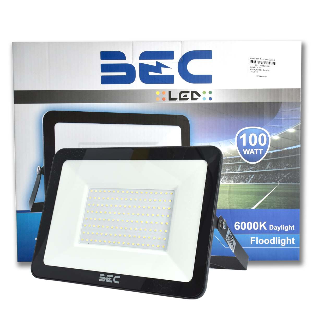 BEC ZONIC SLIM 100W/6000K โคมฉาย LED/BEC