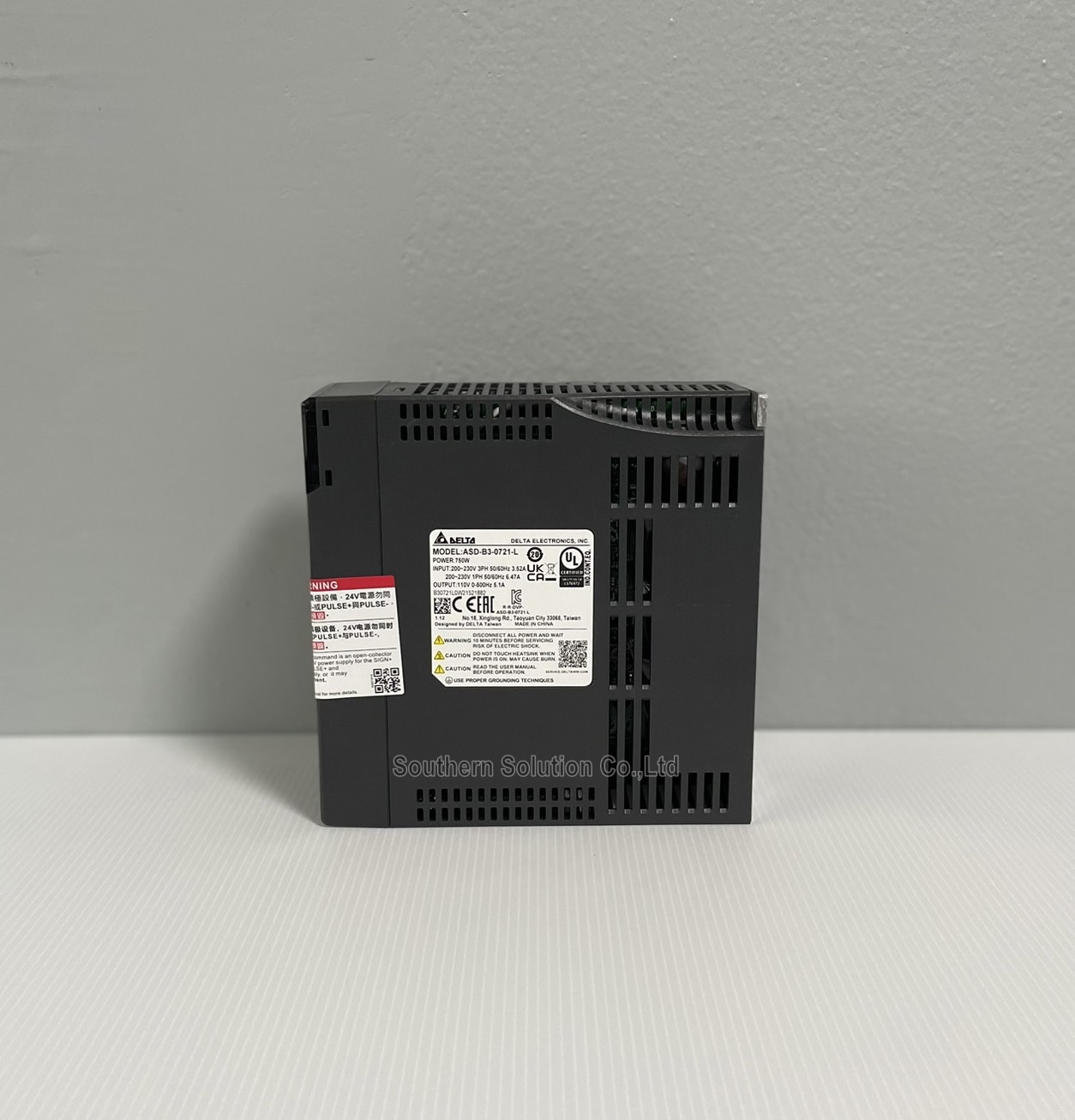 Delta Servo drive Model ASD-B3-0721-L 750W drive , 220V 3/1-Phase , close loop