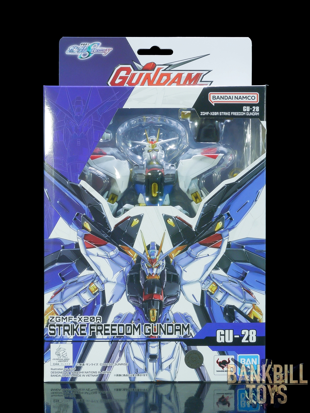 กันดั้ม Bandai Spirits Gundam Universe GU-28 ZGMF-X20A Strike Freedom Gundam