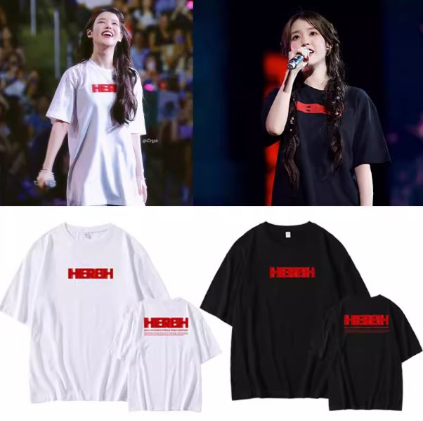 เสื้อยืด IU : 2024 IU HEREH WORLD TOUR CONCERT