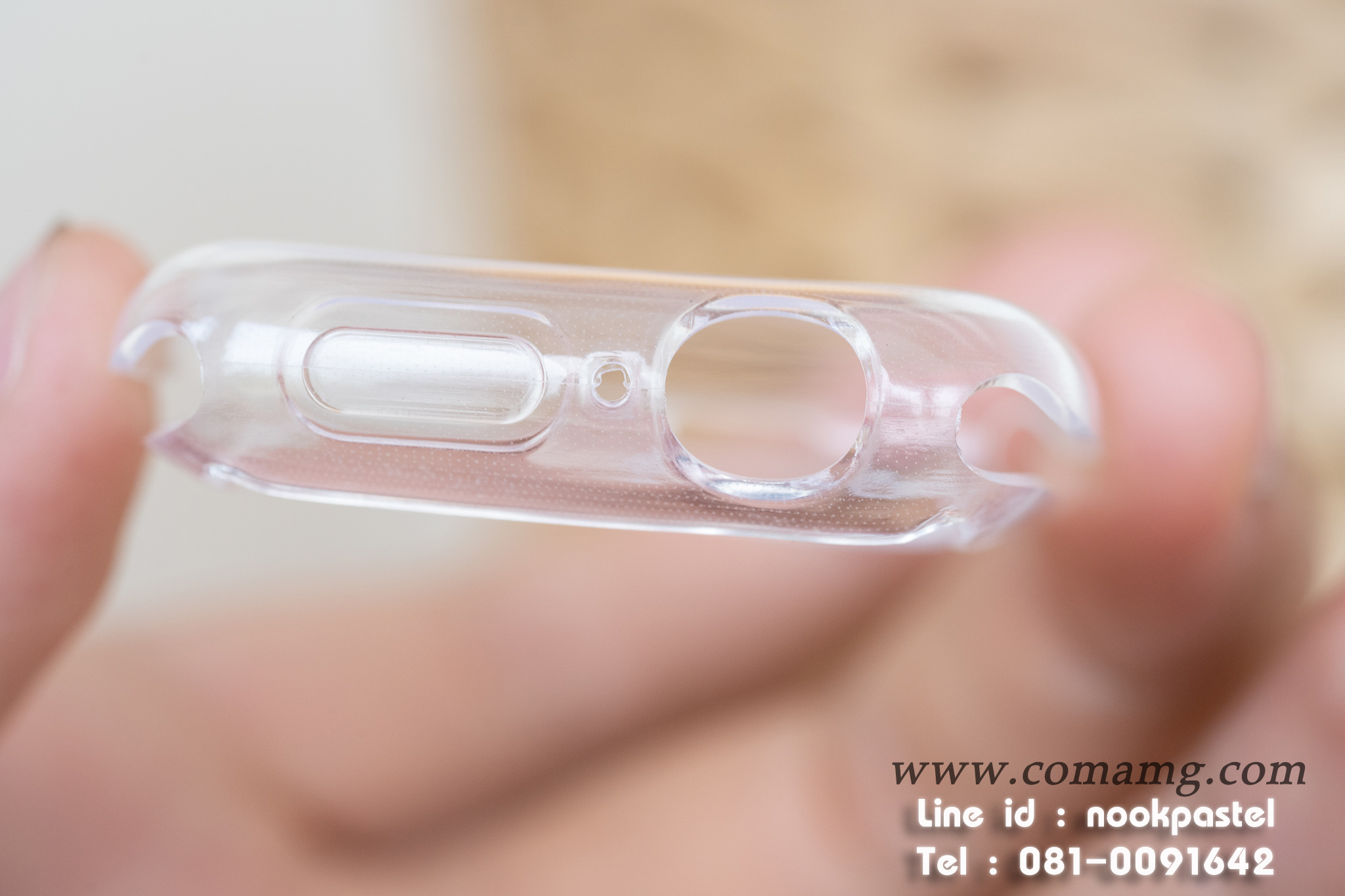 เคสซีลีโคนปิดหน้า Apple watch แบบซีลีโคนใสนิ่ม