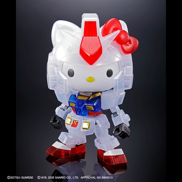 เปิดรับPreorder มัดจำ 300 บาท hello Kitty / RX-78-2 Gundam SD EX-STANDARD -Clear Color Ver.GBT