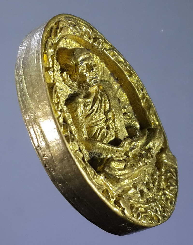 รหัสสินค้า พระกริ่ง พระหล่อ 082 เหรียญหล่อหลวงพ่อเงิน วัดบางคลาน อำเภอโพทะเล จังหวัดพิจิตร เนื้อทองผสม ไม่ทราบปีที่สร้าง