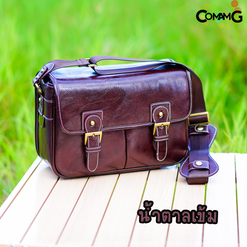 กระเป๋ากล้อง กระเป๋ากล้องหนัง กระเป๋ากล้องวินเทจ Leather camera bag vintage พร้อมส่ง