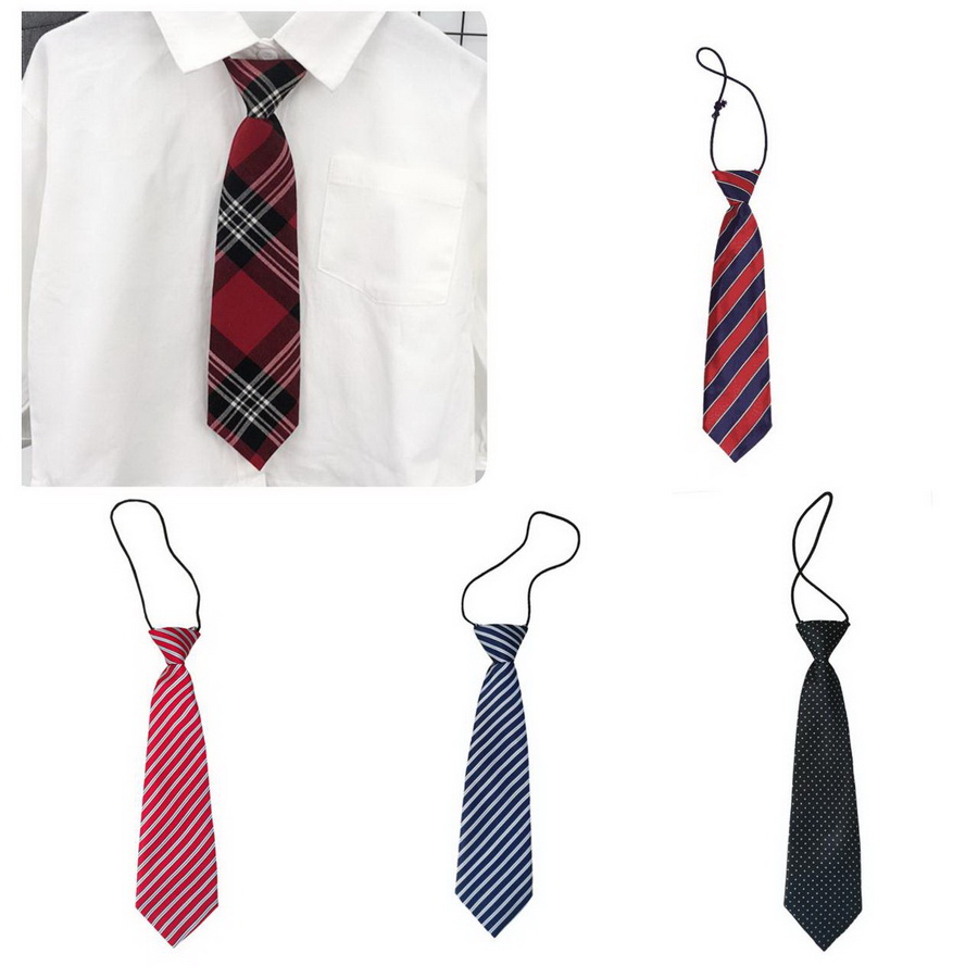 Bas2020- Bas-ไทท์ เนคไทท์สำเร็จเด็กชาย มีหลายแบบ สายยืดได้เยอะ (ส่วนที่กว้างสุด6.25xยาว27ซม.) ใช้กับชุดไซส์#80-#90-#100-#110-#120-#130-#140-#150-#160-#170-ได้ทุกขนาด