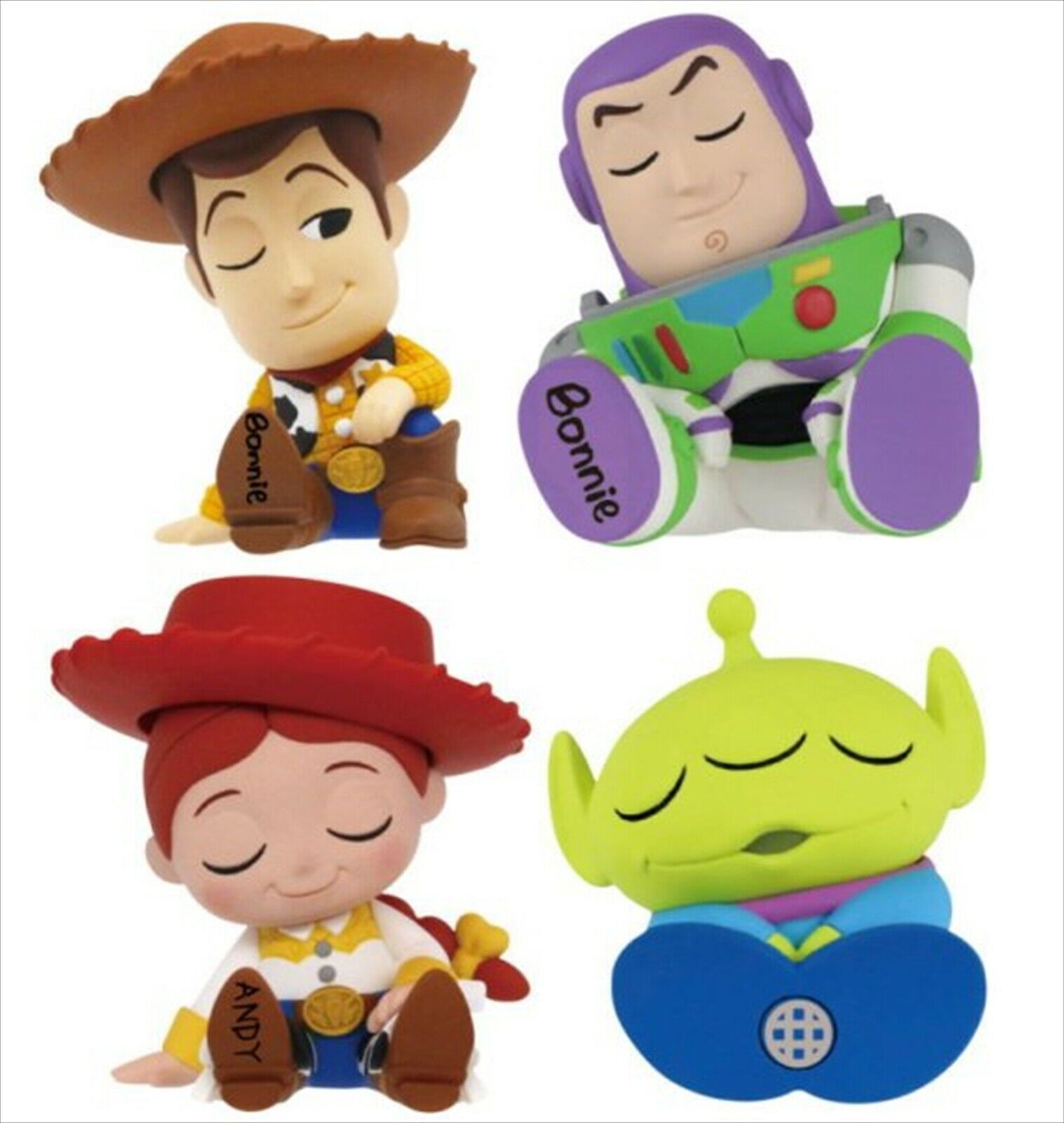 <Preorderปิดรับที่ 6คิวครับ >เปิดรับPreorder มีค่ามัดจำ 100 บาท Toy Story Shoulder Zun Fig. Complete set 4 types TakaraTomyArts Capsule Toy set of 4