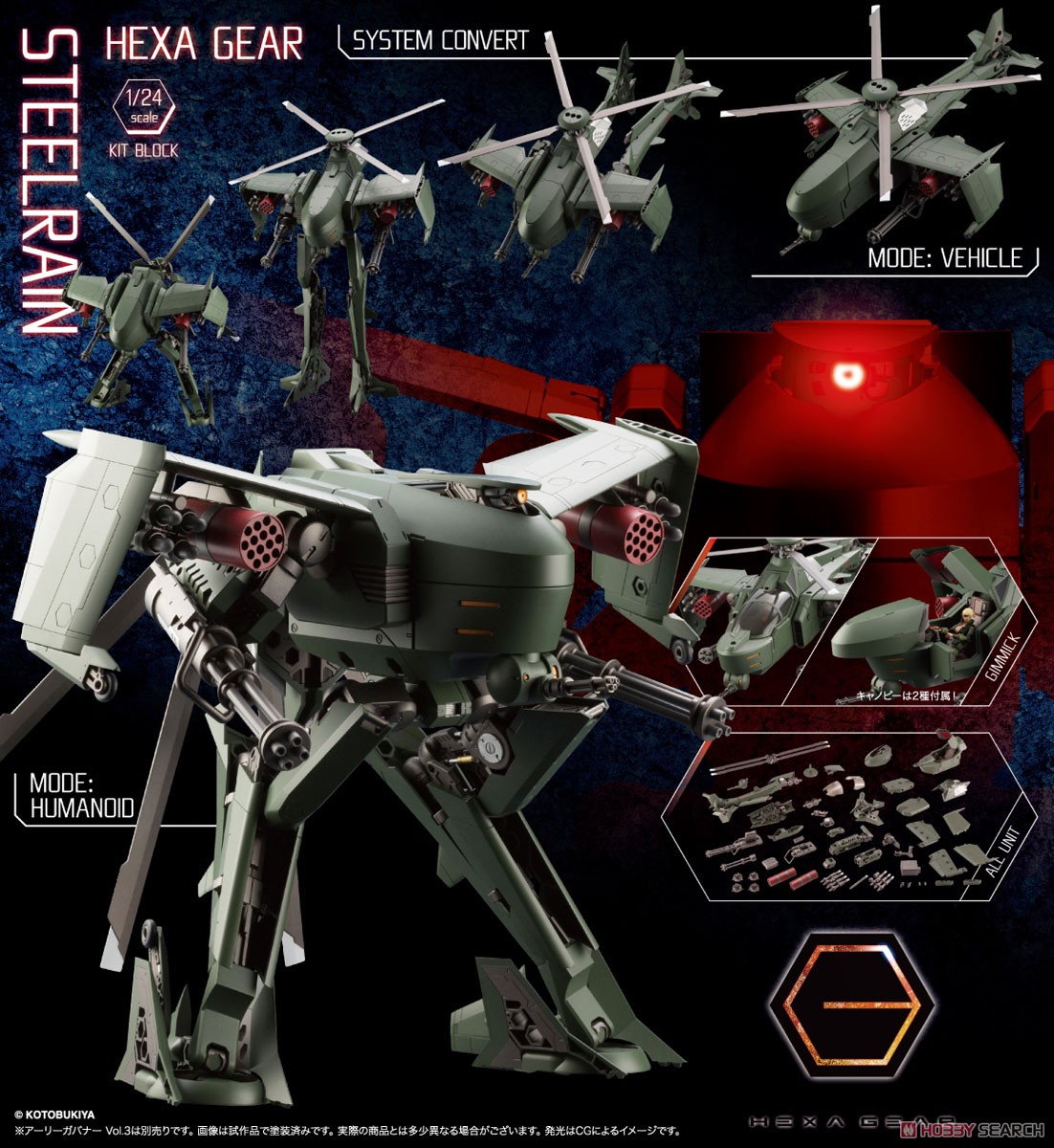 เปิดรับPreorder มัดจำ 600 บาท Steelrain (Plastic model) โมเดลประกอบ