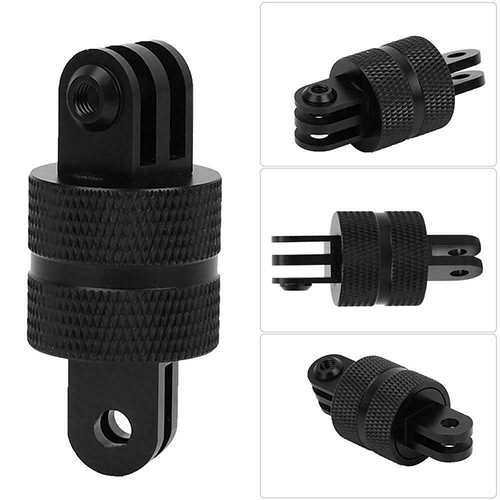 ตัวแปลงหมุนได้ 360 Rotating Mount 360 Degree Aluminium Tripod Mount Adapter for Gopro