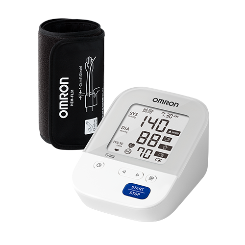 Omron เครื่องวัดความดันโลหิตอัตโนมัติ แบรนด์ Omron รุ่น HEM-7156A มาพร้อมผ้าพันแขน IntelliWrap สวมใส่ง่าย วัดได้รอบทิศทาง