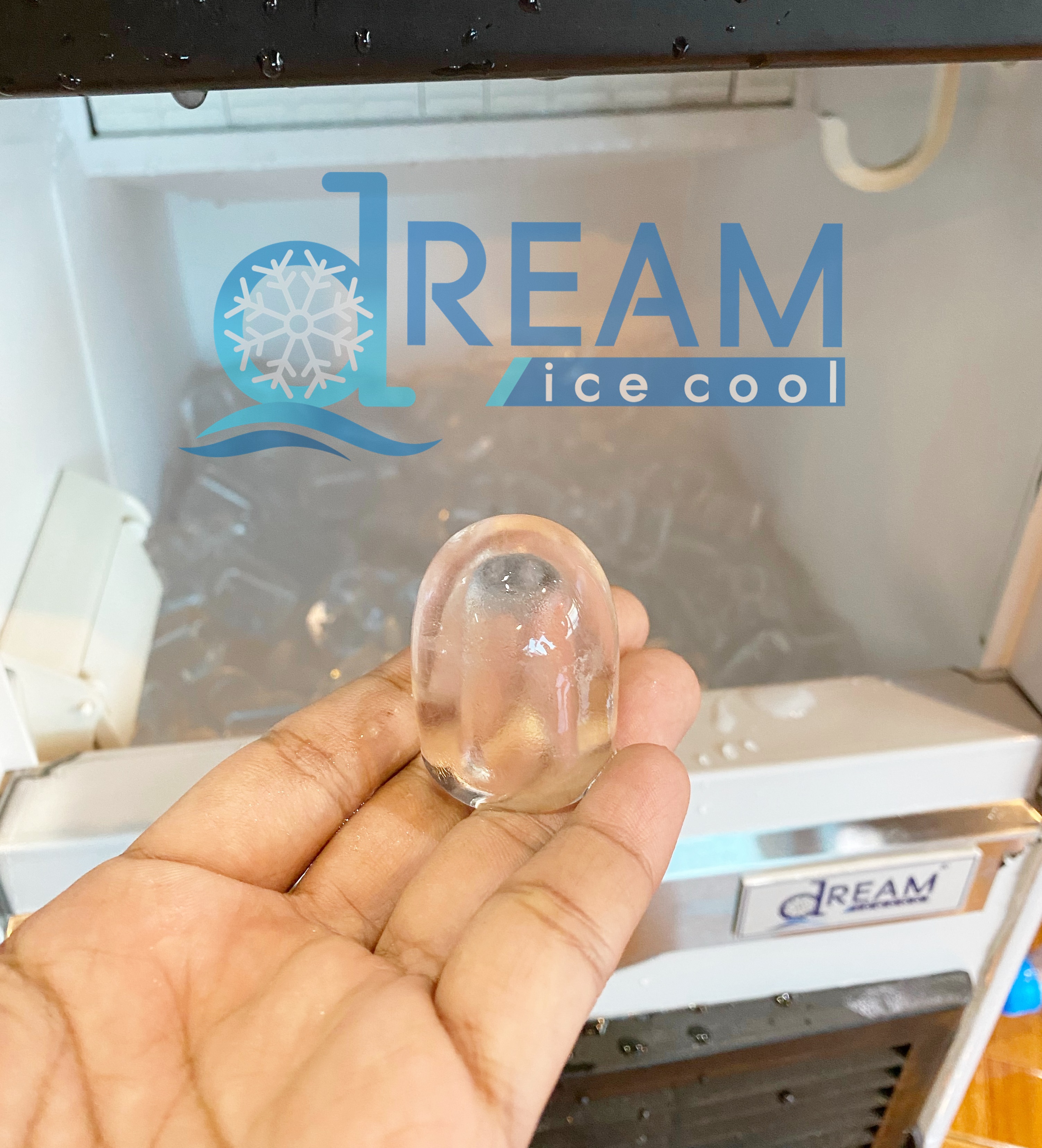 เครื่องทำน้ำเเข็งหลอด 35โล หัวกระสุน รุ่นพิเศษ ผลิตอัตโนมัติ