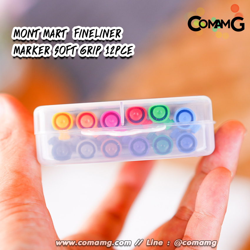 ปากกาตัดเส้นหัวสักหลาด Mont Marte Fineliner Set ขนาด0.4mm