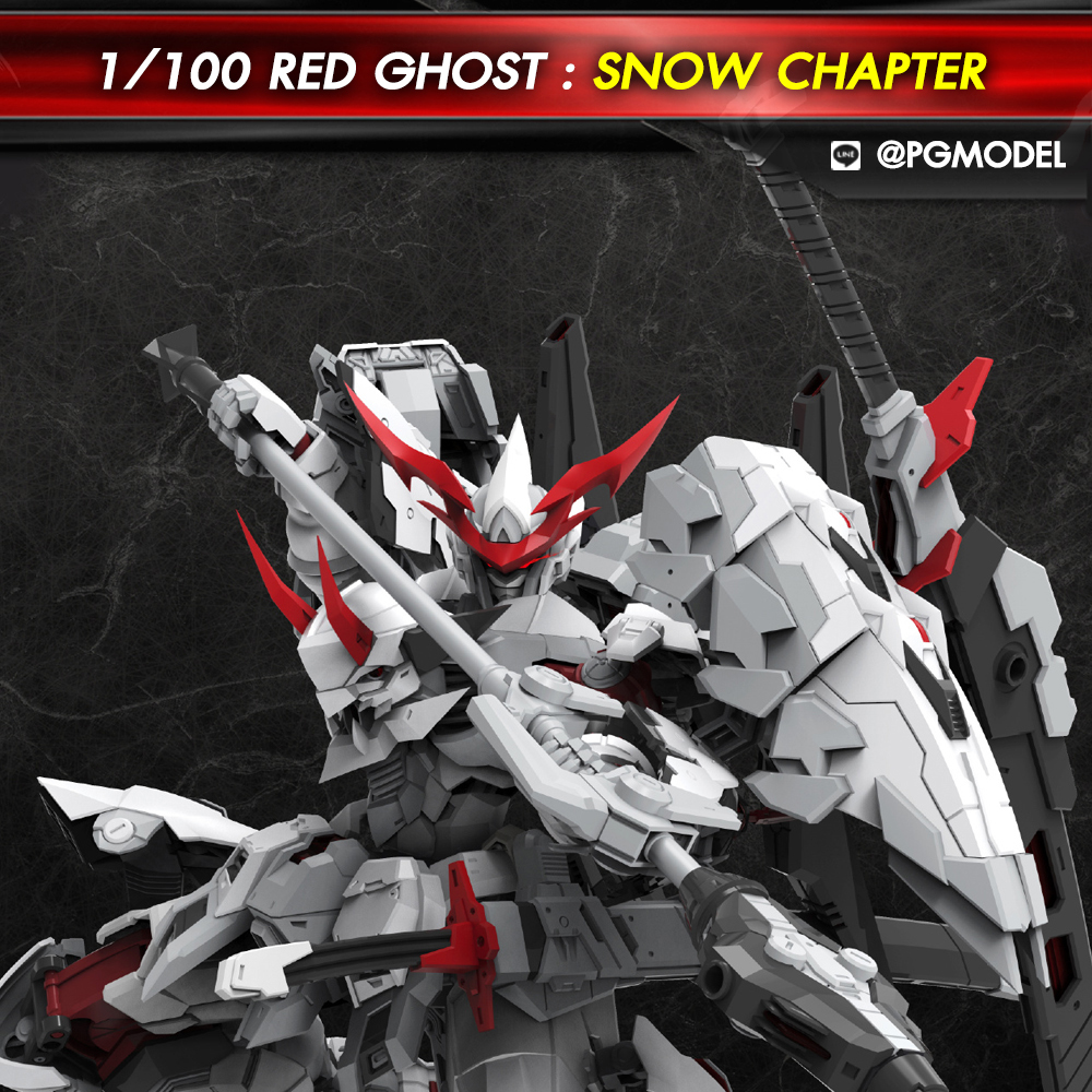 (Preorder ปิดรับวันที่29/3/2025 ) เปิดรับPreorder มัดจำ 100 บาท โมจีน 1/100 RED GHOST : SNOW CHAPTER