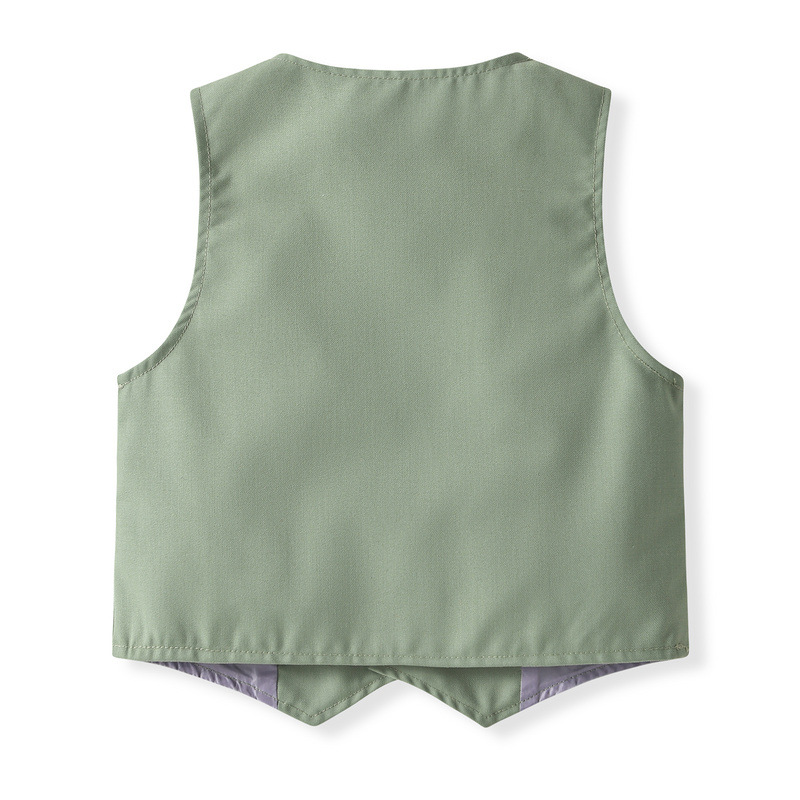 Bset9009- ชุดสูทเด็กชาย 4ชิ้น มีเสื้อเชิ้ต+เสื้อกั๊ก+กางเกง+โบว์หูกระต่าย ทรงสวยเนื้อผ้าสวย ใส่สบาย ขนาดชุด +ดูเพิ่ม ในรายละเอียด สำหรับออกงาน หรือการแสดง