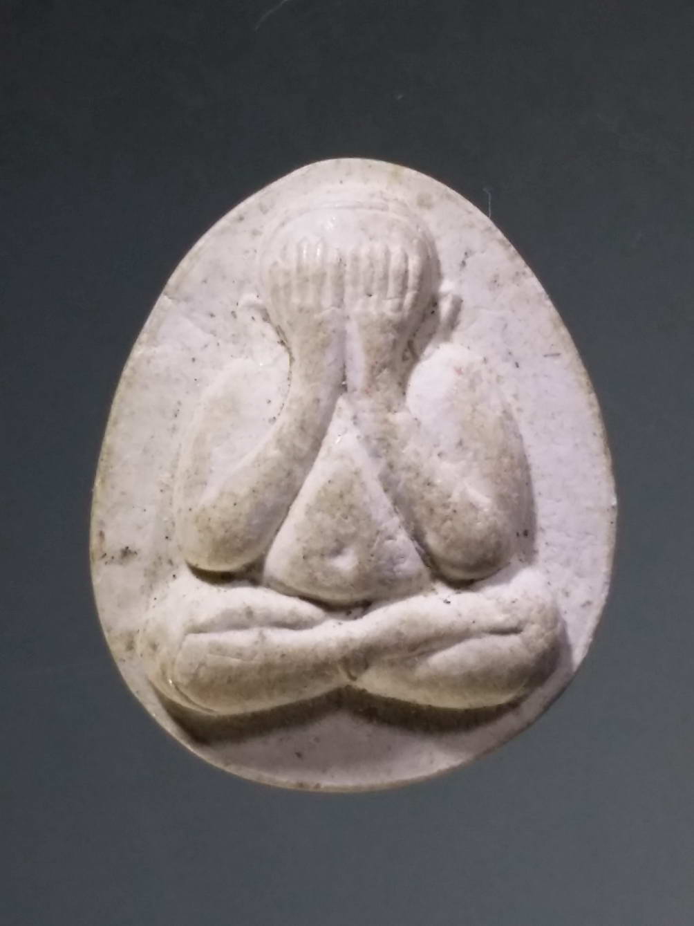 รหัสสินค้า พระปิดตา ทั่วไป 154 พระปิดตาเนื้อผง หลวงพ่อพิณ วัดบางหัวเสือ อำเภอพระประแดง จังหวัดสมุทรปราการ