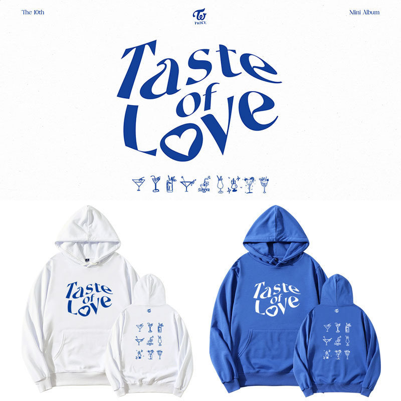 เสื้อกันหนาวมีฮู้ด TWICE Taste of Love