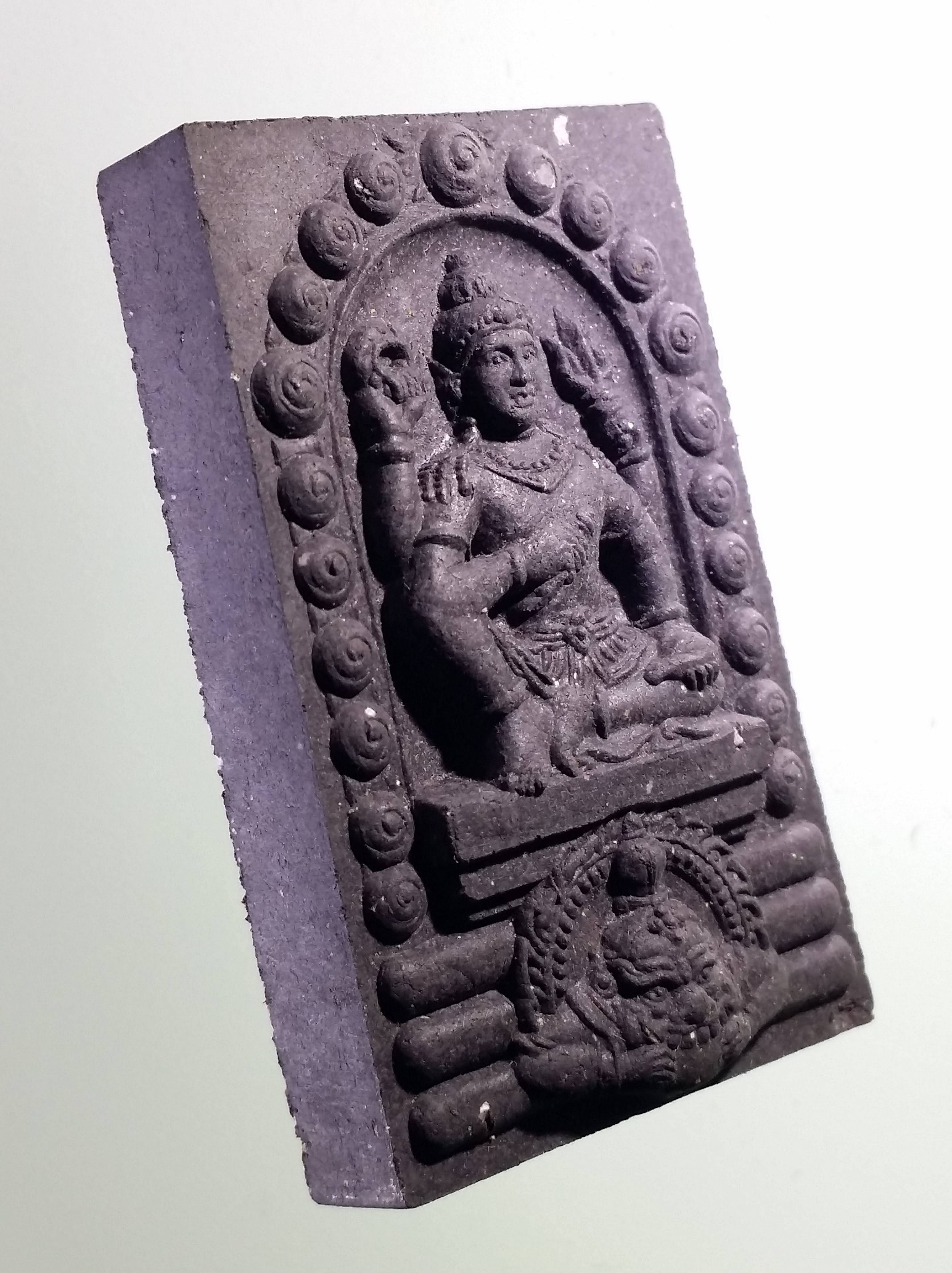 รหัสสินค้า จตุคามรามเทพ 494 พระเทวราชโพธิสัตว์จตุคามรามเทพ หลังพระแม่ธรณีบีบมวยผม รุ่น สิริมงคล ปี 49