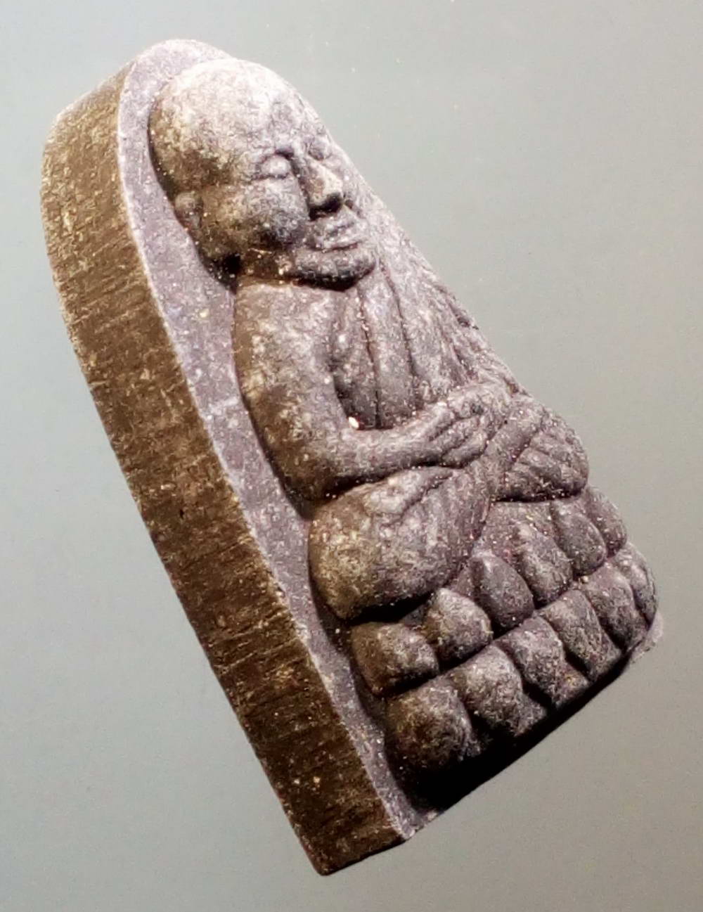 รหัสสินค้า หลวงปู่ทวด วัดต่างๆ 203 หลวงปู่ทวด วัดช้างให้ จังหวัดปัตตานี หลังยันต์นะเฉลียวเพชร พิมพ์กลาง