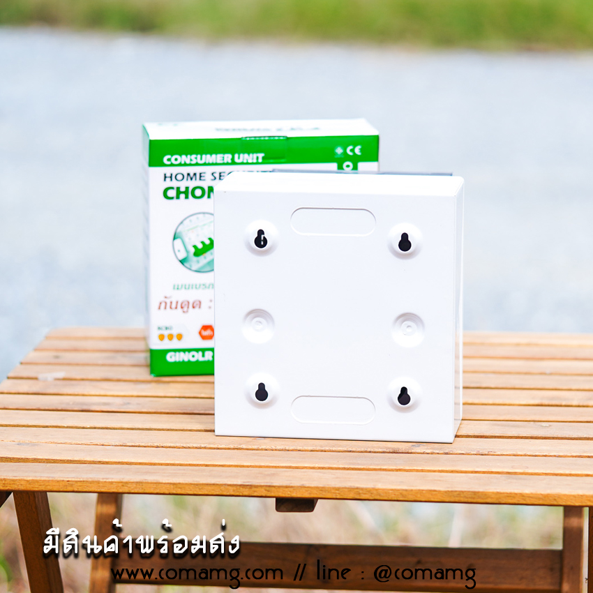 ตู้คอนซูมเมอร์ กันฟ้าผ่า พร้อมลูกเซอร์กิต 2ช่อง CT Electric เมนRCBO มีSPD 2P